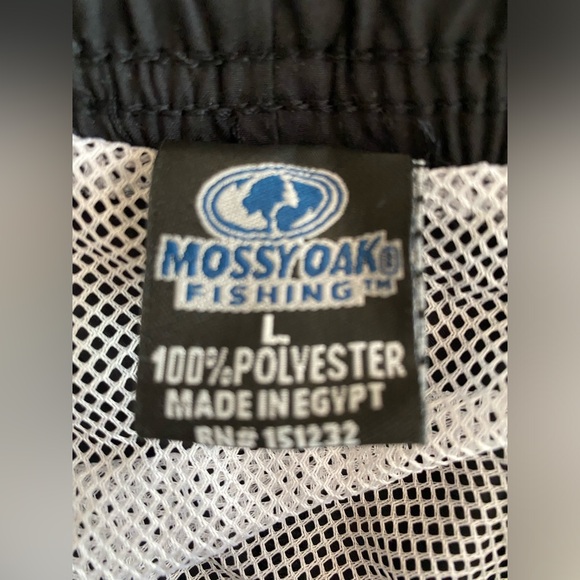Mossy Oak Fishing Black Camo Board Swim Trunk NWT SKU0714 orSKU0715 - Picture 5 of 6